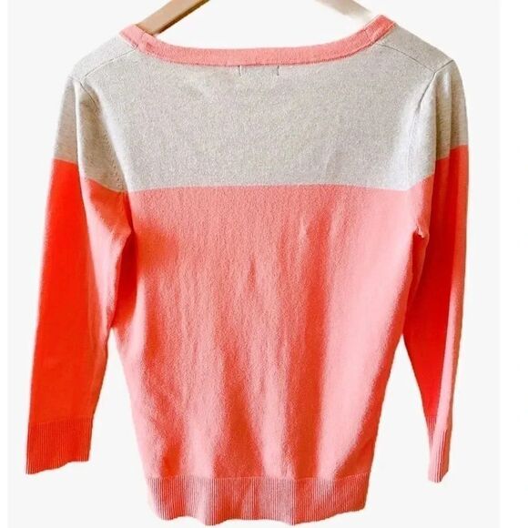 Merona Long Sleeves  Button Down Color Block Cardigan SP #1413 - Picture 2 of 4